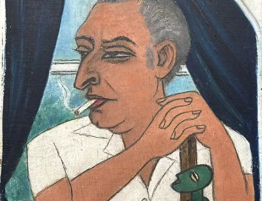 Portrait d’homme à la cigarette